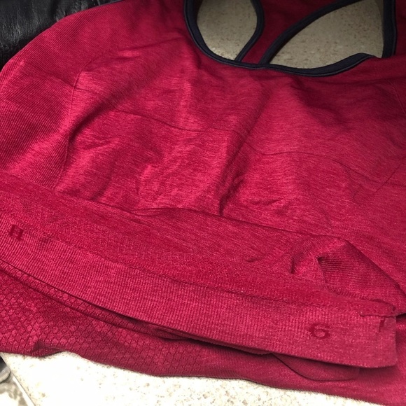 Lululemon ebb & flow berry racerback tank top size 6 - Picture 6 of 8